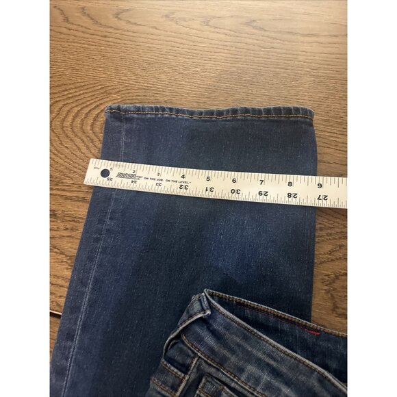 True Religion Women’s Size 32x32) Becca Mid Rise Bootcut Dark Wash Jeans NWOT - Picture 8 of 11